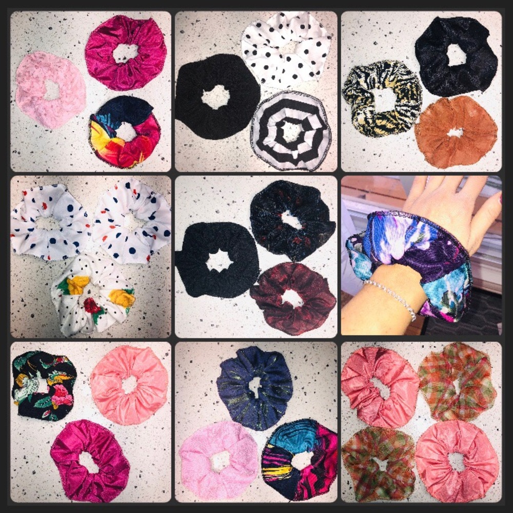 Handmade scrunchies any color you want